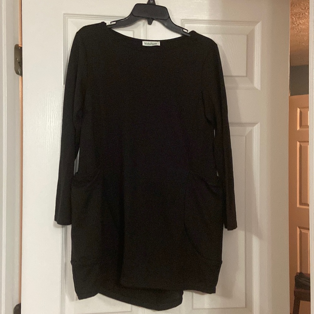 Black long sleeve dress
